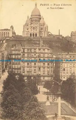 R626435 Paris. Place d Antwerpen und Sacre Coeur