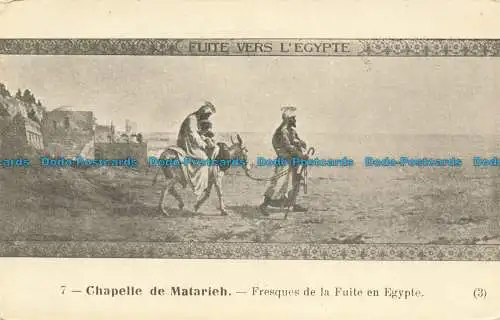 R628143 Kapelle von Matarieh. Fresken von der Flucht nach Ägypten