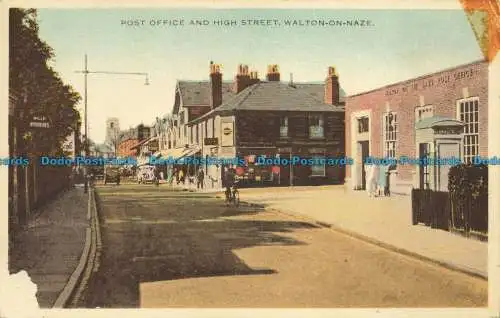 R627483 Walton on Naze. Post und High Street. E.T.W. Dennis