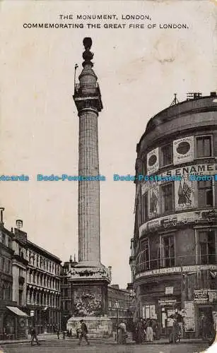 R626450 London. Das Denkmal. Zum Gedenken an das große Feuer von London