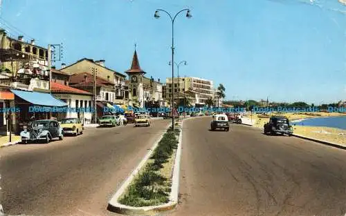 R627504 Cagnes Cros. Die Promenade und das Meer. S.E.P.T. RP. 1961