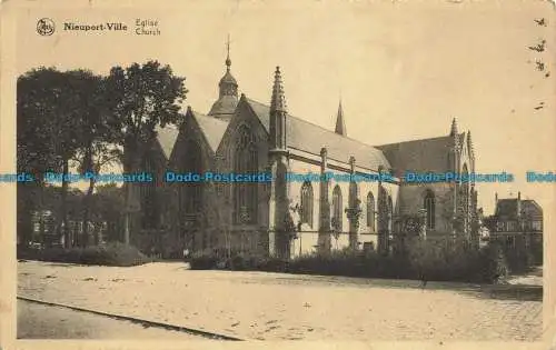 R627513 Nieuport Stadt. Kirche. Ern. Nels Thill