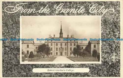 R628186 Aus der Granitstadt. Robert Gordon College. L.S. und S. 1904