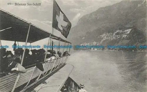 R628827 Brienzer See Schiff. Postkarte