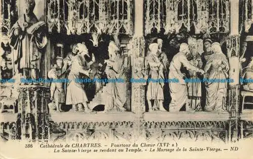 R628199 Kathedrale von Chartres. Rund um den Chor. ND. Levy und Neurdein vereint