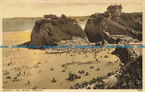 R628203 Newquay. Die Insel. Cornwall. Photochrom