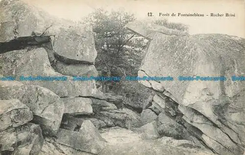 R628237 Wald von Fontainebleau. Rock Brise. E. Le Deley