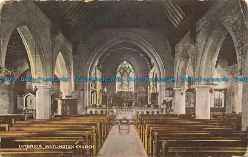 R628885 Watlington Church. Innenraum. I.J. Cook