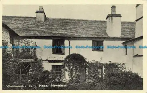 R628280 Hawkshead. Wordsworth Early Home. Die Westmorland Gazette