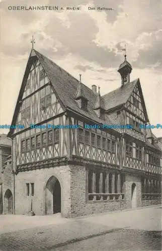 R626580 Oberlahnstein A. Rhein. Das Rathaus. Louis Glaser