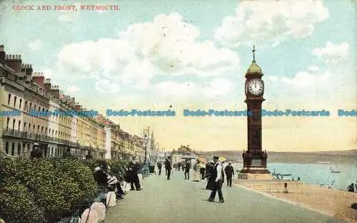 R628918 Weymouth. Uhr und Vorderseite. Max Ettlinger. Weymouth Serie. 1100