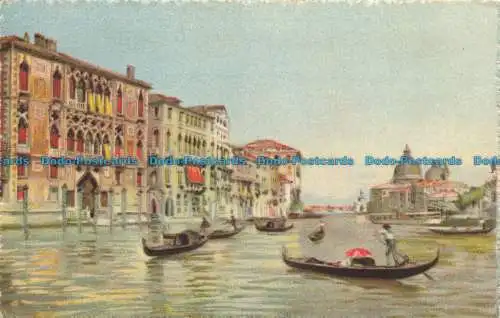 R628290 Venedig. Canal Grande und Chiesa Della Salute. A. Kroketten