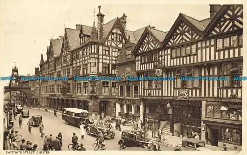 R627624 Chester. Eastgate Street. Postkarte