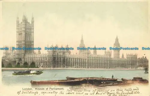 R627627 London. Häuser des Parlaments. Postkarte