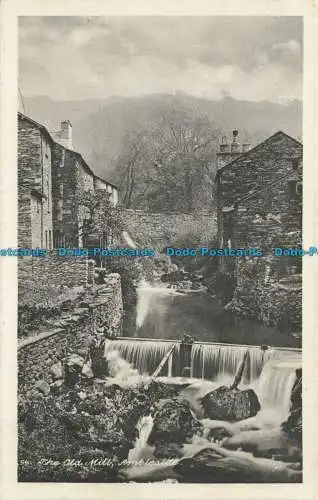 R626626 Ambleside. Die alte Mühle. Postkarte