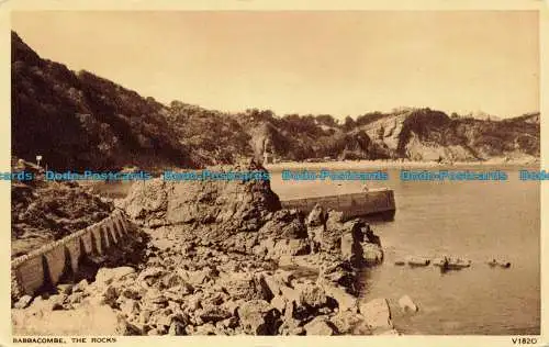 R628326 Babbacombe. Die Felsen. Photochrom