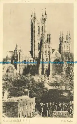 R626641 Kathedrale von Canterbury. Blick vom Westtor. Nein. 1. S.P.C.K.W.F.