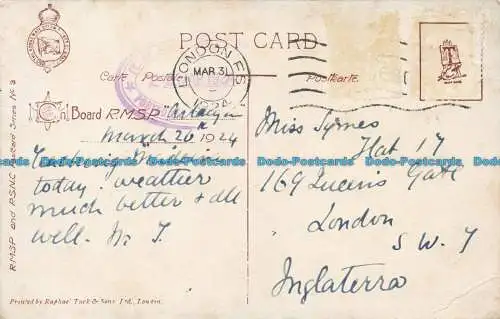 R628974 Madeira. Kadaver aus Bananeiras. Tuck. R.M.S.P. und P.S.N.C. Postkarte