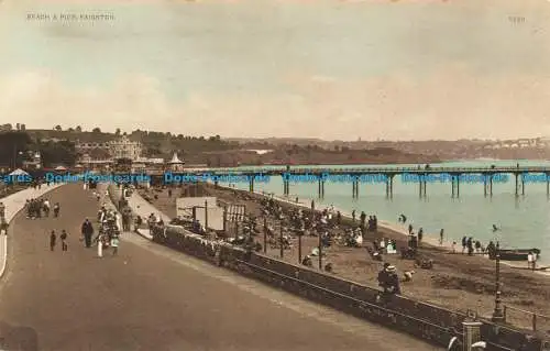 R628990 Paignton. Strand und Pier