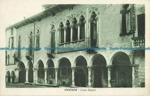 R629431 Vicenza. Casa Regau. Verlag La Cartolibraria