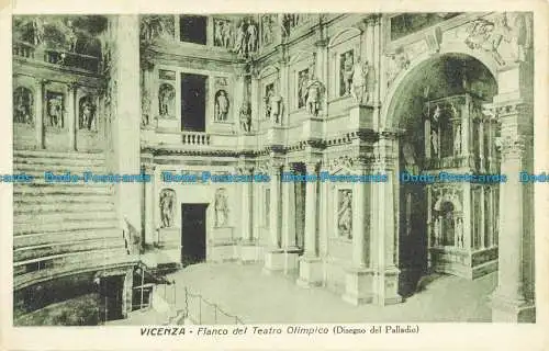 R628428 Vicenza. Flanke des Olympischen Theaters. Vicenza