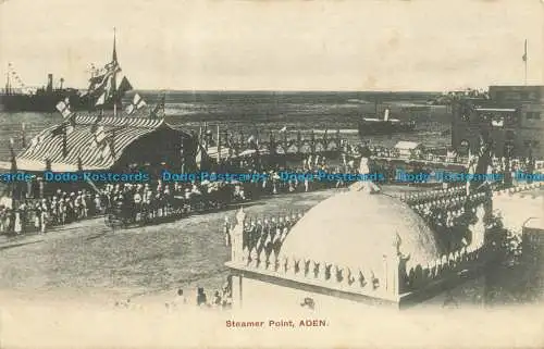 R628443 Aden. Dampfpunkt. Postkarte