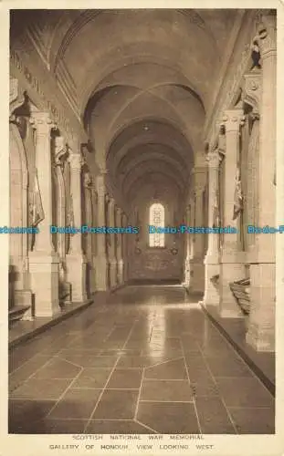 R626762 Scottish National War Memorial. Ehrengalerie. Blick nach Westen. Fr