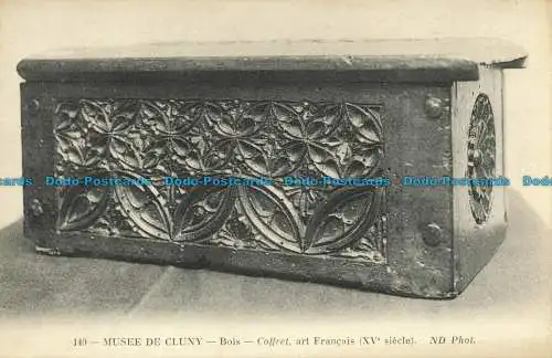 R628471 Museum von Cluny. Holz. Französische Kunstbox. ND. Foto