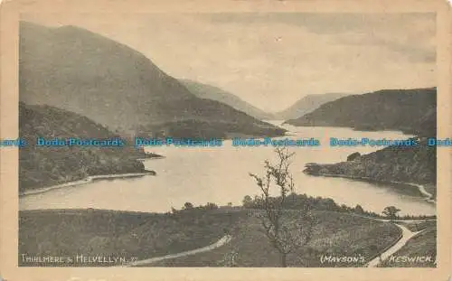 R628496 Thirlmere und Helvellyn. H. Mayson Serie