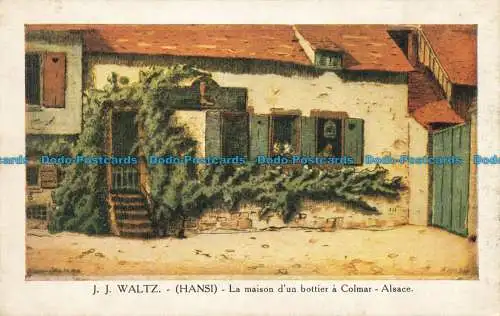 R629550 Hansi. Das Haus eines Stiefeltiers in Colmar. Elsass. P.J. Gallais. Nein. 182.