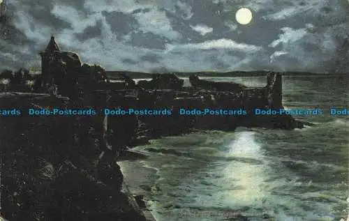 R629552 St. Andrews Castle. Valentinstag. Moonlight-Serie. 183. 1903