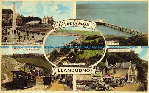 R629150 Grüße aus Llandudno. Im Happy Valley. 1960. Multi View