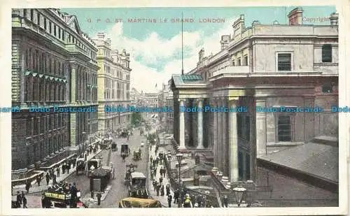 R628526 London. G.P.O. St. Martins Le Grand. D. und D.G