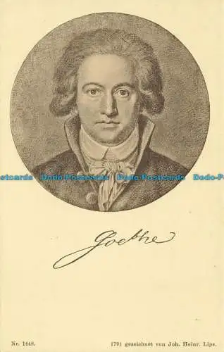 R626835 von Goethe. Joh. Heinr. Lippen. F.A. Ackermann. Serie. 115. Nr. 1448