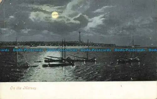 R629570 Auf der Mersey. Valentinstag. Moonlight-Serie. 1904