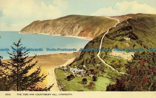 R629180 Lynmouth. Die Tors und Countisbury Hill. Harvey Barton. 1962