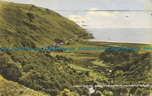 R629211 Fairbourne. Blick von Brackenhurst. Valentinstag. Colour Kragen. 1958