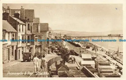 R629639 Shanklin. Promenade und Pier. Fotopräzigkeit. Englische Serie