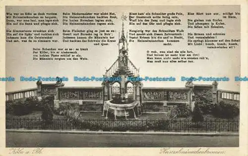 R628610 Koln a. Rh. Heinzelmannchenbrunnen. Echter. H. Worringen