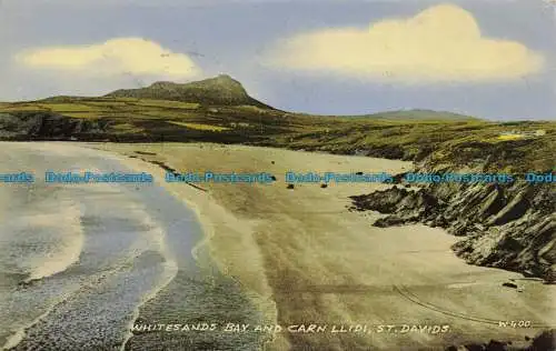 R629271 St. Davids. Whitesands Bay und Carn Llidi. Valentinstag. Colour Kragen. 4049