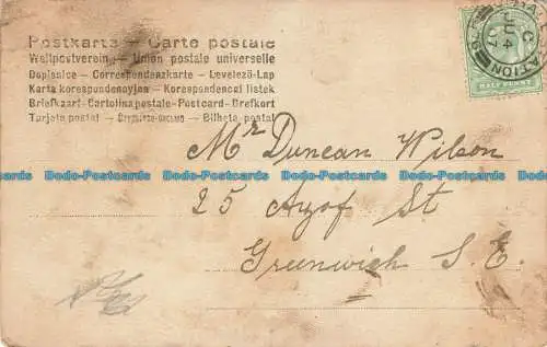 R628644 D. 1907. Postkarte