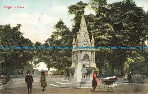 R628651 Regents Park. Postkarte