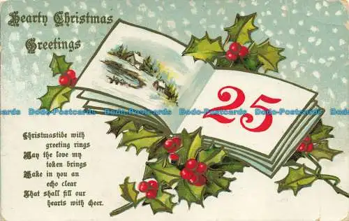 R628655 Herzliche Weihnachtsgrüße. H.V.Nr. 1358