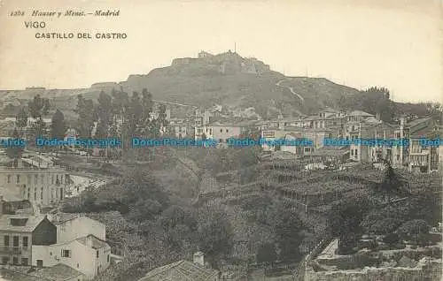 R628660 Vigo. Castillo Del Castro. Hauser und Menet