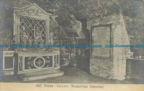 R628662 Rom. Mamertino-Gefängnis. Innenseite