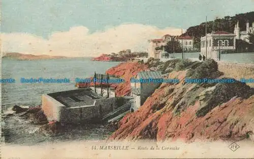 R629724 Marseille. Route de la Corniche. J.F.E