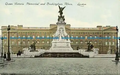 R629319 London. Queen Victoria Memorial und Buckingham Palace. W.H.S