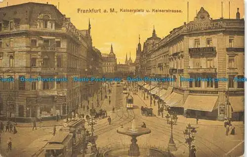 R628722 Frankfurt a.M. Kaiserplatz u. Kaiserstraße. Gerhard Blumlein