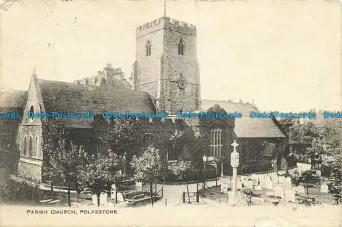 R629769 Folkestone. Pfarrkirche. 1912