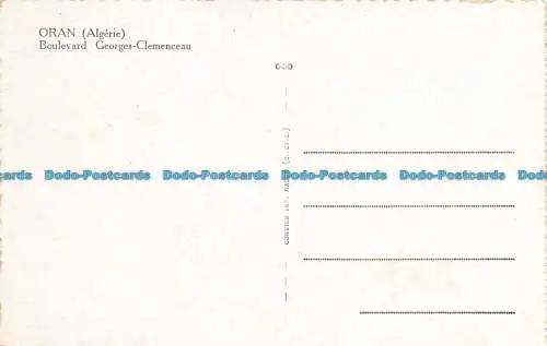 R629365 Oran. Algerien. Boulevard Georges Clemenceau. Kombi Imp. Macon